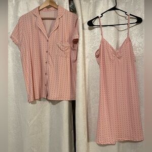 Pink Women's Sleepwear Set